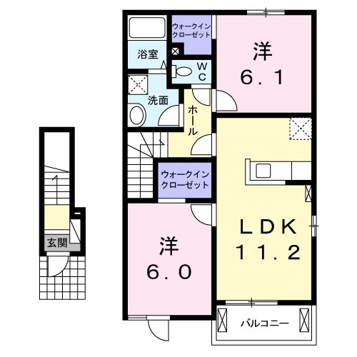 ヴィーヴェレIIIの間取り