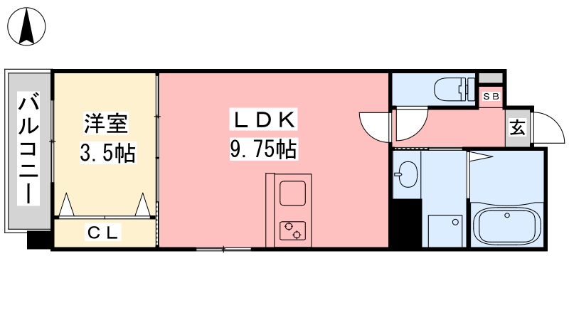 ヴェルデ・フレスコ本町の間取り