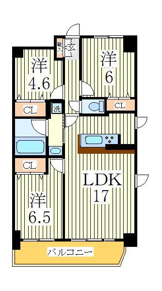 アンクレージュの間取り