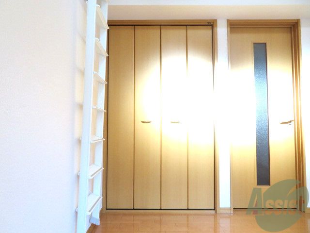 収納　ここに収納があります。収納があると部屋が広く使えます。