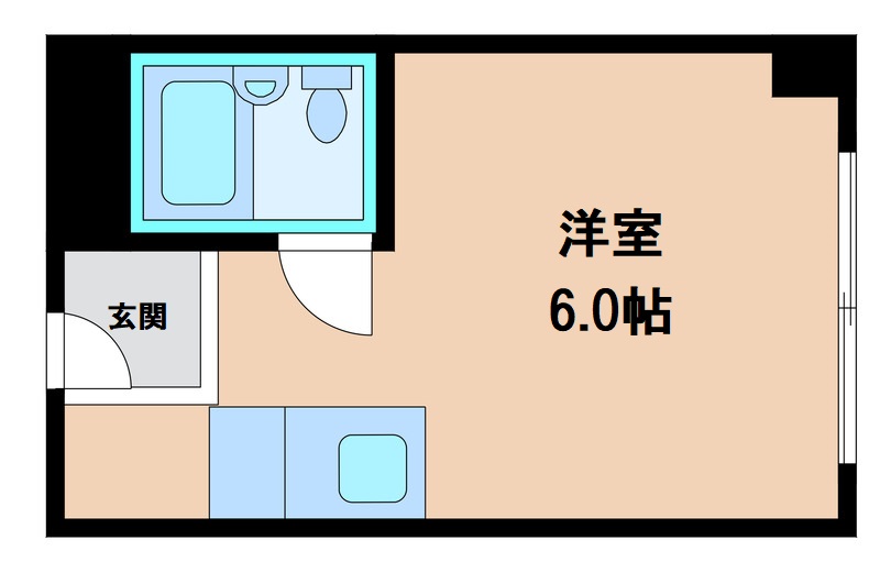 ファンターナ上本町の間取り