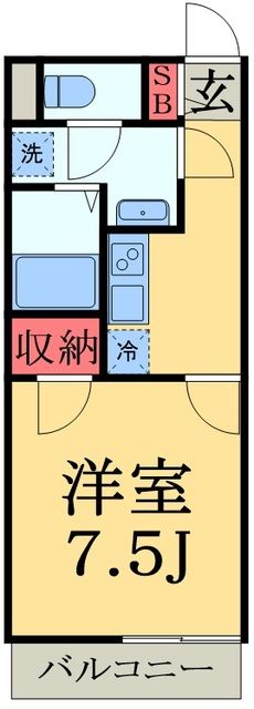 佐倉市寺崎北のマンションの間取り