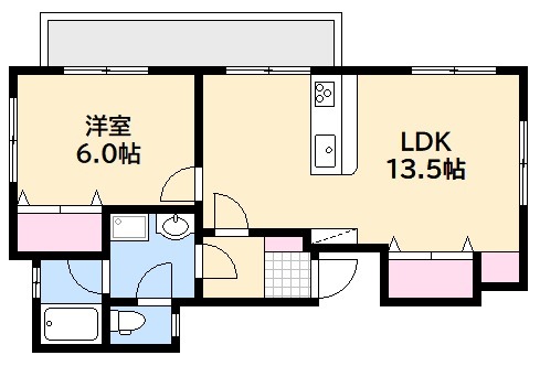 広島市西区己斐本町のマンションの間取り