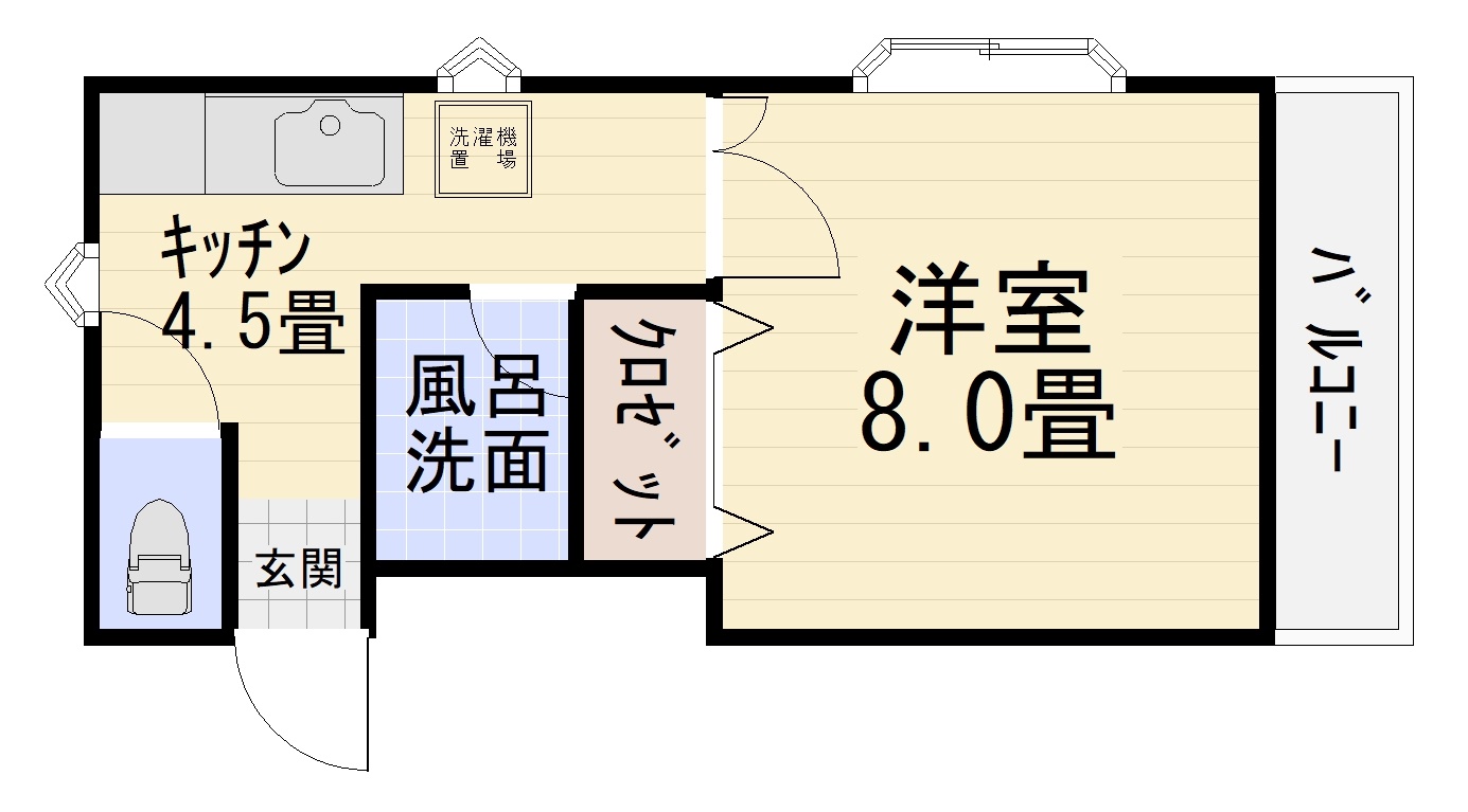 ヴァロワール山科の間取り