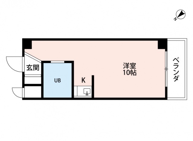 広島市安佐南区緑井のマンションの間取り