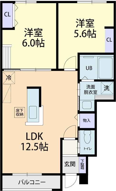 Bell demeureの間取り