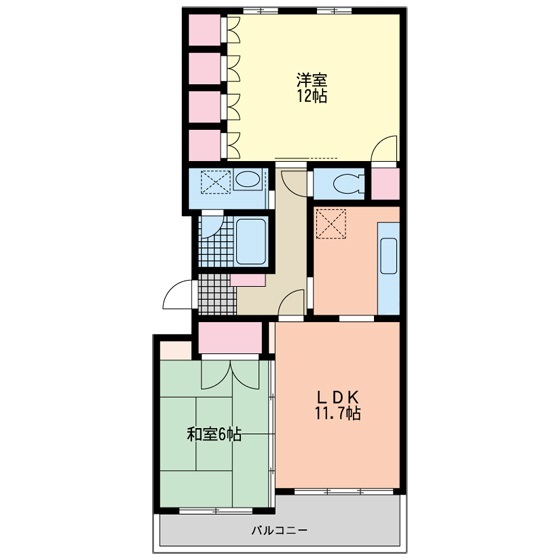 カセリオ五月台の間取り