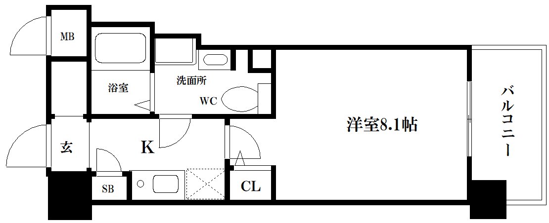 グラマシー京橋の間取り