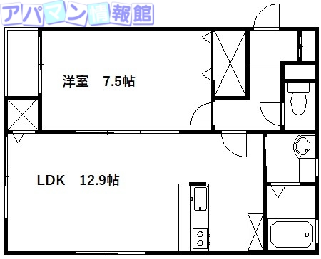 グランブルー米山の間取り