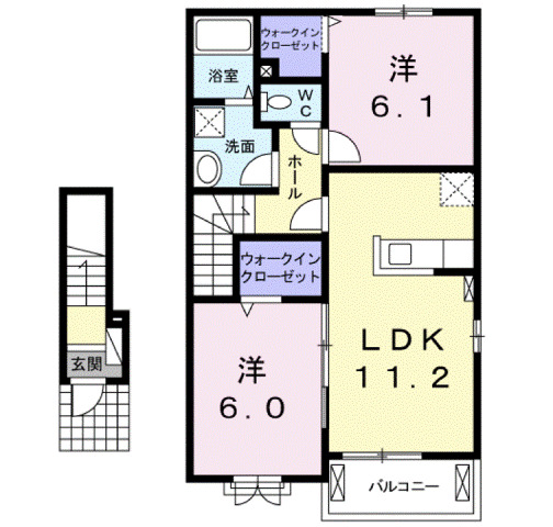 パティオIの間取り