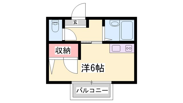 カーサエスクレアCの間取り