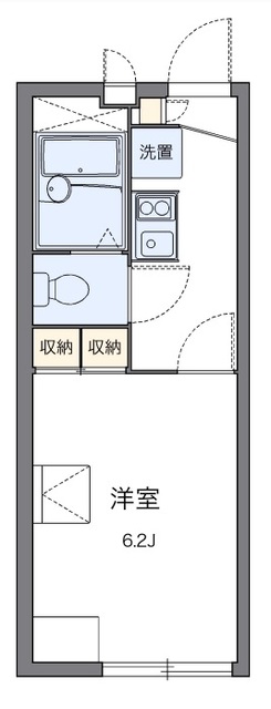 レオパレスヴィクトリーヴィラの間取り