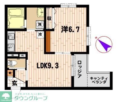 藤沢市辻堂のマンションの間取り