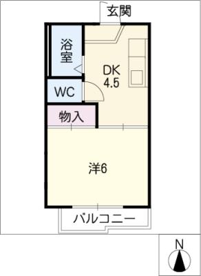 ハイツ本山の間取り