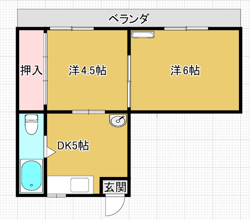 シャルム堀田の間取り