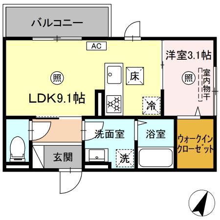 スプリングバレー古国府の間取り