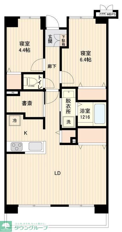 コンフォート津田沼弐番館の間取り