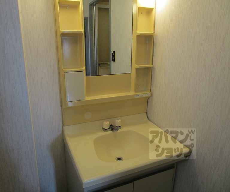 洗面設備　２０１号室の写真です。