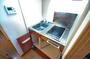 キッチン　設備・仕様は号室により異なる為、現況を優先致します。