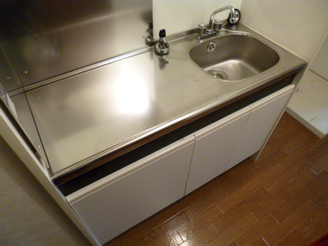 キッチン　ガスコンロ設置可