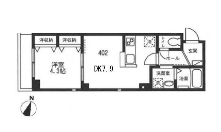 フェリオ岩本町の間取り