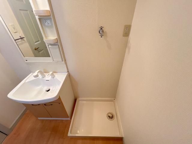 洗面設備　洗濯機置場