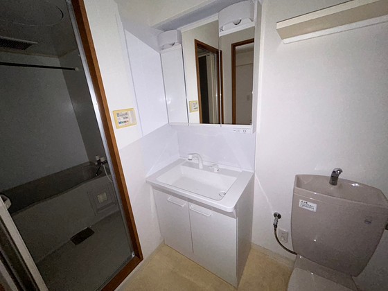 洗面設備　※別号室の写真です