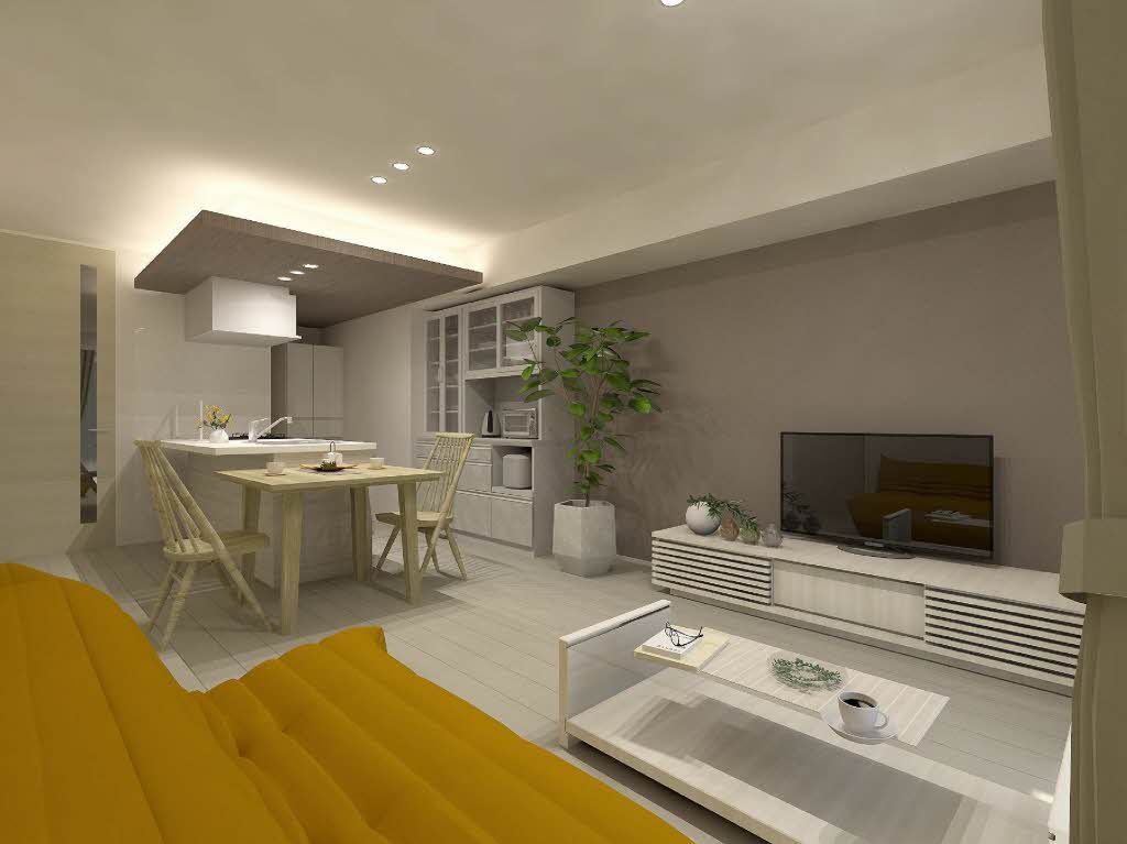 その他部屋・スペース　完成予想図／家具等は配置のイメージで物件に付属しておりません