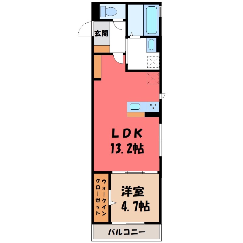 カーサ・ソレイユの間取り