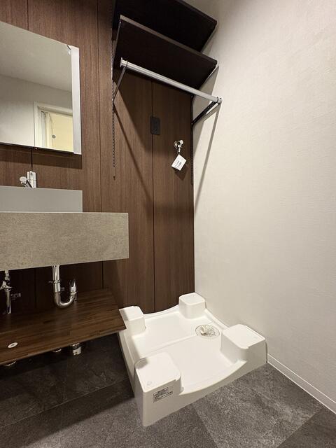 洗面設備　室内洗濯機置場