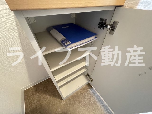 収納　大きなスペースがあり、収納には困りません