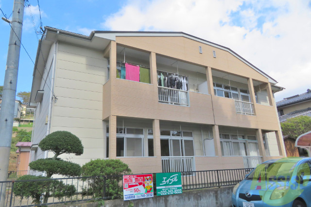 建物外観　仙台市若林区向山４丁目「ケヤキハイツ１」