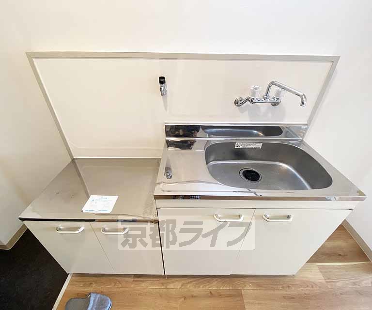 キッチン　ガスコンロ設置可