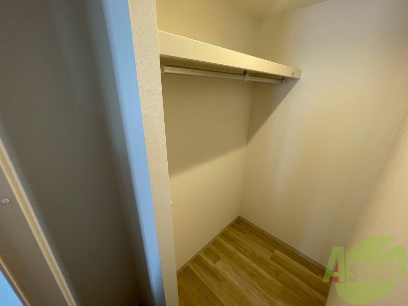 収納　洋室にはクローゼットがあるのですっきり片付きそうです。