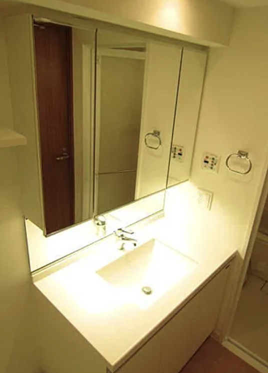 洗面設備　※別部屋の参考写真です。