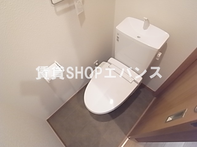 トイレ　ゆったりとした空間のトイレです