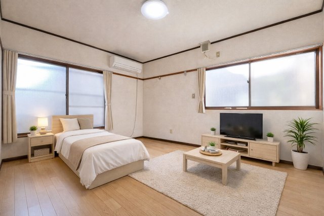 居室・リビング　家具配置イメージ画像です。