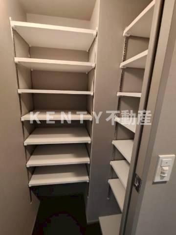 収納　十分な収納スペースがあります