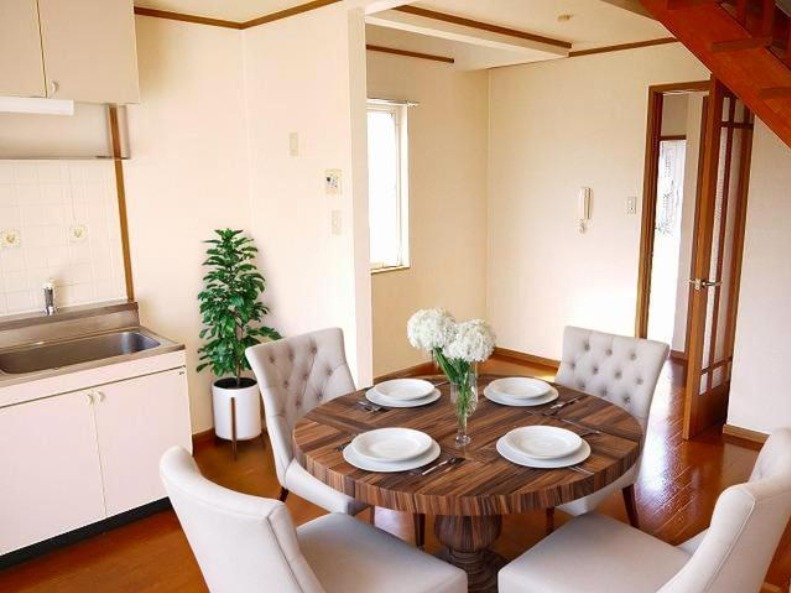 居室・リビング　CGで家具等を配置したもので家具等は含まれません