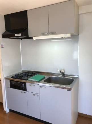 キッチン　2口ガスグリル付システムキッチン