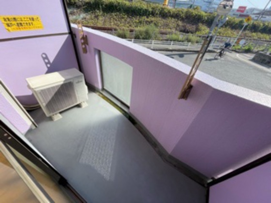 バルコニー　※別の部屋の写真です。