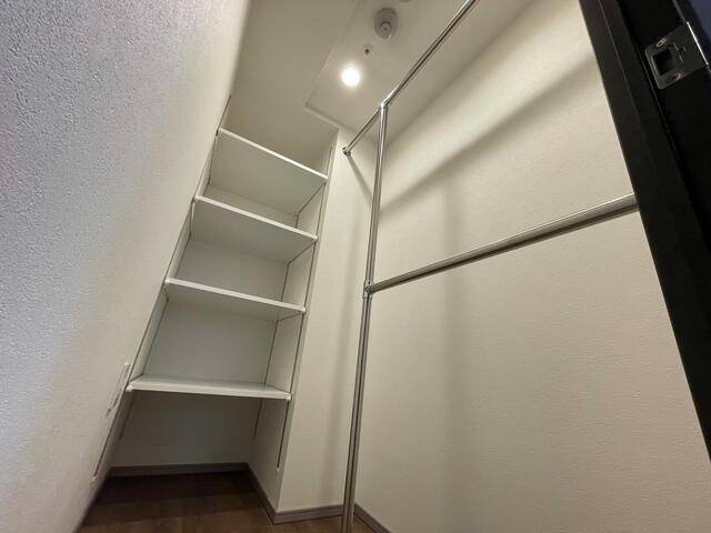 収納　ウォークインクローゼット付き