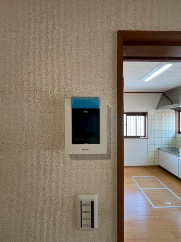 セキュリティ　モニター付きインターホン新設しました！