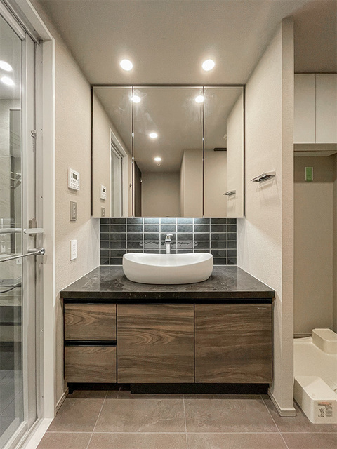 洗面設備　※写真は同タイプ住戸です。