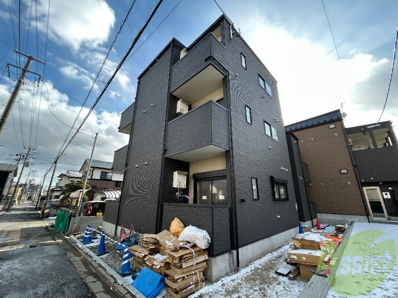 建物外観　仙台市宮城野区新田１丁目「ハーモニーテラス宮城野」