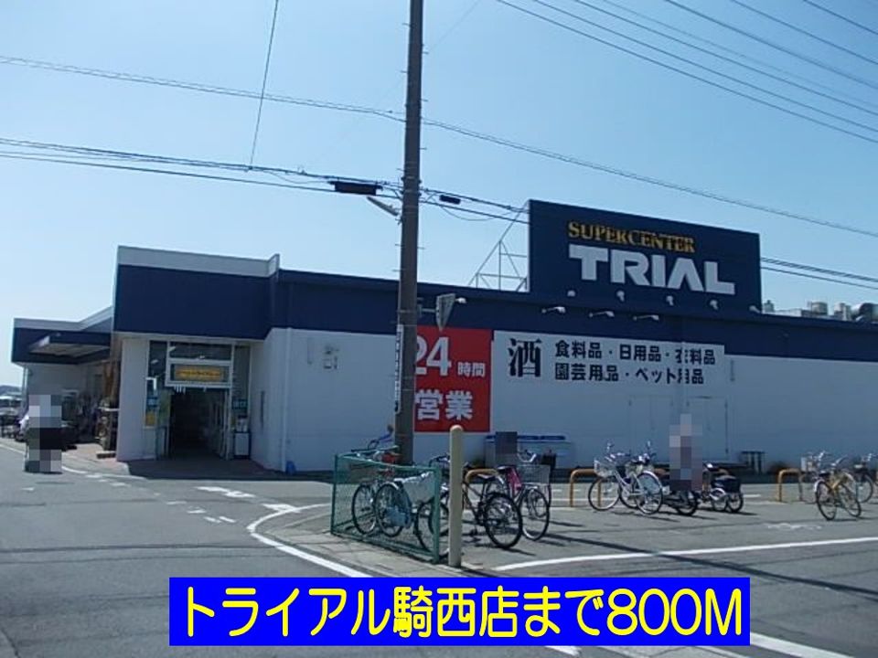スーパー　トライアル騎西店（スーパー）まで800m