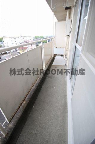 バルコニー　広々としたバルコニーです