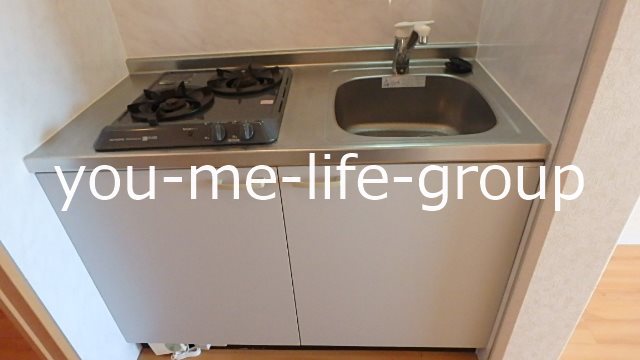 キッチン　２口ガスコンロで嬉しいですね