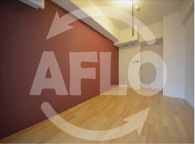 居室・リビング　SERENiTE谷四　洋室（階数により色が異なります）