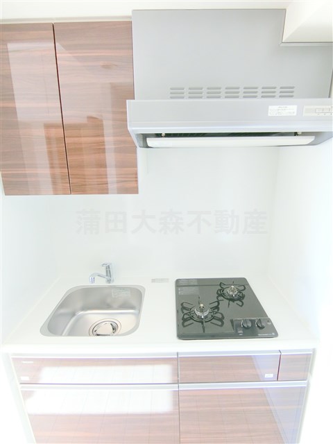 キッチン　2口ガスコンロシステムキッチン